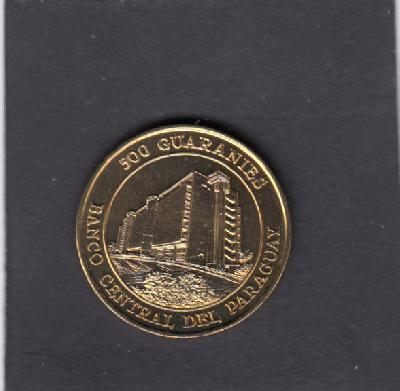 Beschrijving: 500 Guaranies BUILDING